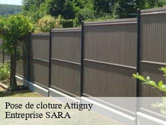 Pose de cloture  attigny-88260 Entreprise SARA