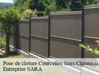 Pose de cloture  courcelles-sous-chatenois-88170 Entreprise SARA