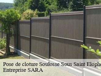 Pose de cloture  soulosse-sous-saint-elophe-88630 Entreprise SARA