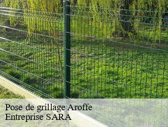 Pose de grillage  aroffe-88170 Entreprise SARA