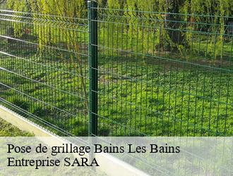 Pose de grillage  bains-les-bains-88240 Entreprise SARA