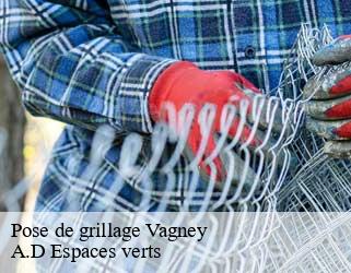 Pose de grillage  vagney-88120 A.D Espaces verts